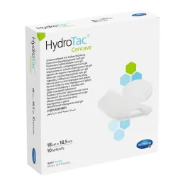 Hydrotac concaaf schuimverband 18x18,5 cm, 10 st
