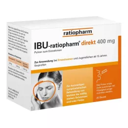 IBU-RATIOPHARM direct 400 mg poeder voor oraal gebruik, 20 stuks