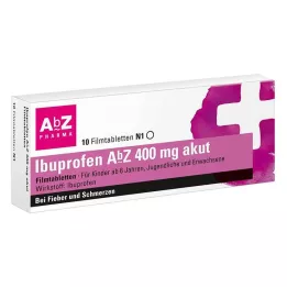 IBUPROFEN AbZ 400 mg acute filmomhulde tabletten, 10 stuks