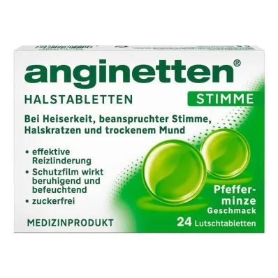 Anginette stempastilles, 24 stuks Anginette stempastilles, 24 stuks