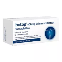 IBUTOP 400 mg pijnstillers filmomhulde tabletten, 50 stuks