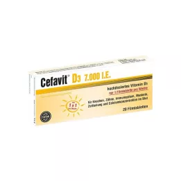 CEFAVIT D3 7.000 IE filmomhulde tabletten, 20 stuks