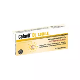 CEFAVIT D3 7.000 IE filmomhulde tabletten, 60 stuks