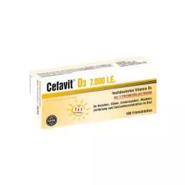 CEFAVIT D3 7.000 IE filmomhulde tabletten, 100 stuks