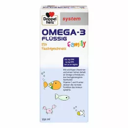 DOPPELHERZ Omega-3 vloeibaar familiesysteem, 250 ml