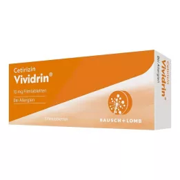 CETIRIZIN Vividrin 10 mg filmomhulde tabletten, 7 stuks