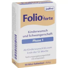 FOLIO 1 Forte Jodium -vrije film -gecoate tabletten, 90 st