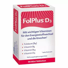 FOLPLUS+D3 tabletten, 90 stuks