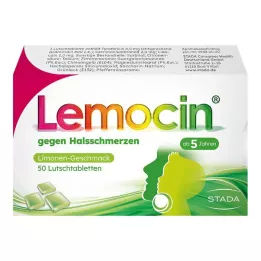 LEMOCIN tegen keelpijn zuigtabletten, 50 stuks
