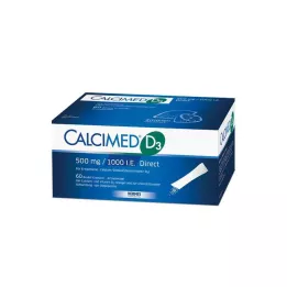 CALCIMED D3 500 mg/1000 I.E. Directe korrels, 60 stuks