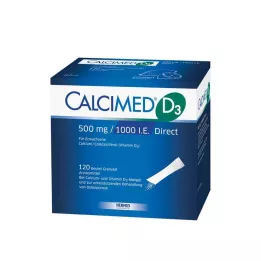 CALCIMED D3 500 mg/1000 I.E. Directe korrels, 120 stuks