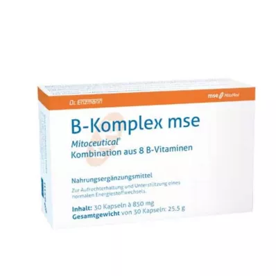 B-KOMPLEX mse capsules, 30 stuks B-KOMPLEX mse capsules, 30 stuks