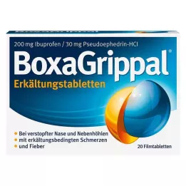 BOXAGRIPPAL Koude tabletten 200 mg/30 mg FTA, 20 stuks