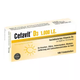 CEFAVIT D3 1.000 IE filmomhulde tabletten, 100 stuks