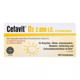 CEFAVIT D3 2.000 IE filmomhulde tabletten, 100 stuks