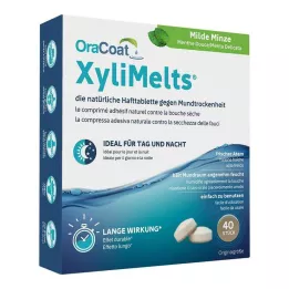 ORACOAT XyliMelts kleeftabletten milde munt, 40 stuks