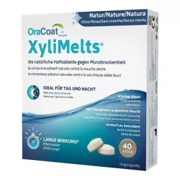 ORACOAT XyliMelts kleeftabletten zonder munt, 40 stuks