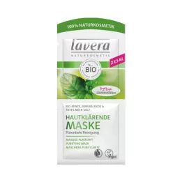 LAVERA huidverhelderend masker munt, 2X5 ml