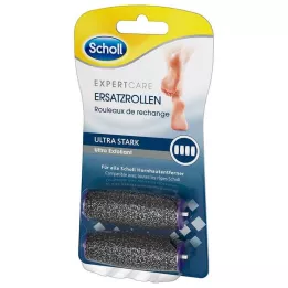 SCHOLL Fluweelzachte Pedi-vervangingsrollen ultrasterk, 2 stuks
