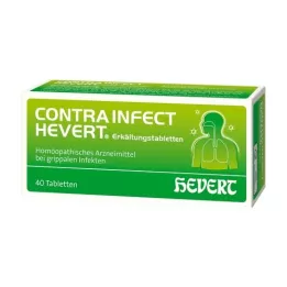 CONTRAINFECT Hevert verkoudheidstabletten, 40 stuks