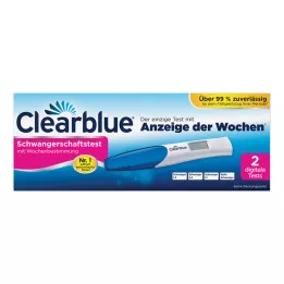 CLEARBLUE Zwangerschapstest met weekbepaling, 2 stuks