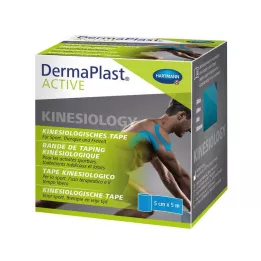 DERMAPLAST Actieve Kinesiologie Tape 5 cmx5 m blauw, 1 st