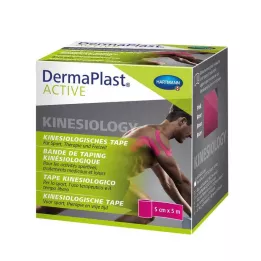 DERMAPLAST Actieve Kinesiologie Tape 5 cmx5 m roze, 1 st
