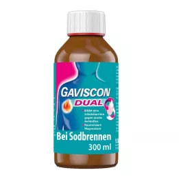 GAVISCON Dual 500mg/213mg/325mg orale suspensie, 300 ml