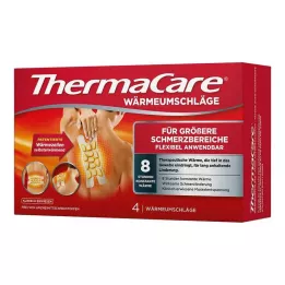 THERMACARE voor grotere pijnplekken, 4 stuks