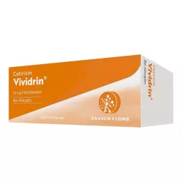 CETIRIZIN Vividrin 10 mg filmomhulde tabletten, 100 stuks