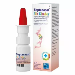 SEPTANASAL voor kinderen 0,5 mg/ml + 50 mg/ml neuszetpil, 10 ml