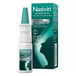 NASIVIN Neusspray zonder verbruiksartikelen voor volwassenen en schoolkinderen, 10 ml