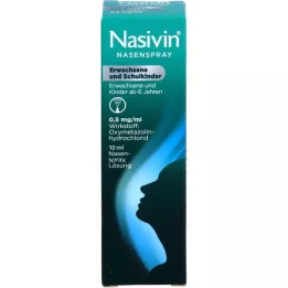 NASIVIN Neusspray voor volwassenen en schoolkinderen, 10 ml