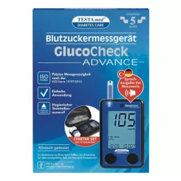 TESTAMED GlucoCheck Advance Star.-Kit mg/dl mmol/l, 1 st