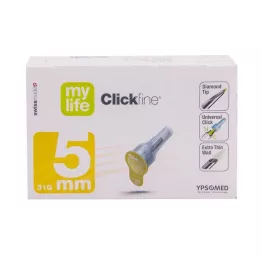 MYLIFE Clickfine pennaalden 5 mm 31 G, 100 stuks