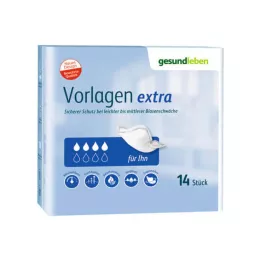 GESUND LEBEN Sjablonen Heren extra, 10 stuks