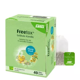 FREETOX Thee Guldenroede-Kamille Biologische Salus filterzakjes, 40 stuks
