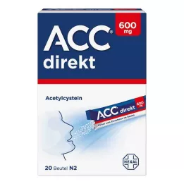 ACC direct 600 mg poeder voor oraal gebruik in sachet, 20 stuks