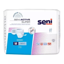 SENI Actieve Super Incontinentie Slips Wegwerp M, 10 stuks
