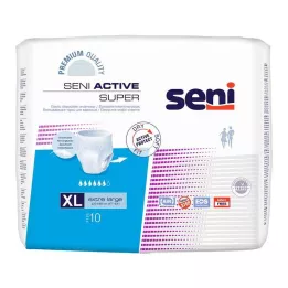 SENI Actieve Super Incontinentie Slips Wegwerp XL, 10 stuks