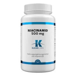 Niacinamide B3 500 mg capsules, 100 capsules