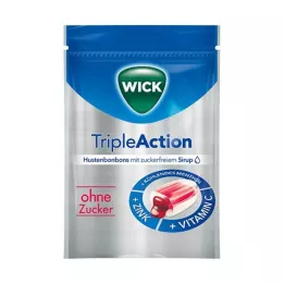 WICK Triple Action Menthol &amp; Cassis zonder suiker, 72 g