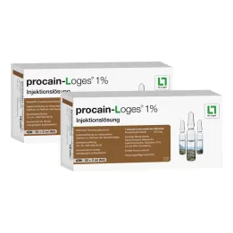 PROCAIN-Loges 1% injectieoplossing ampullen, 100X2 ml