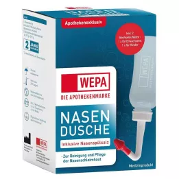 WEPA Neusdouche met 10x2,95 g neusspoelzout, 1 P