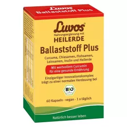 LUVOS Genezende klei organische vezels plus capsules, 60 stuks