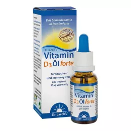 VITAMIN D3 ÖL forte Dr.Jacobs druppels, 20 ml