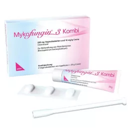 MYKOFUNGIN 3 combi 200 mg vaginale tabletten + 10 mg/g Cre., 1 verpakking