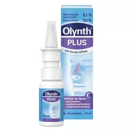 OLYNTH Plus 0,1%/5% voor volwassenen neusspray o.K., 10 ml