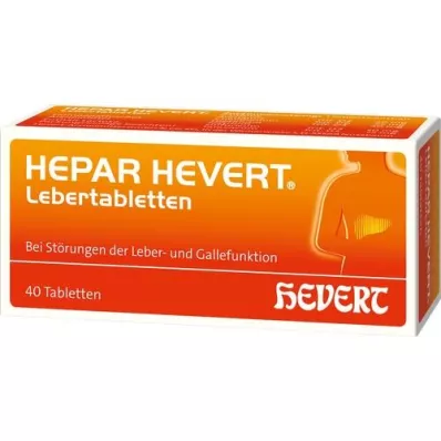 HEPAR HEVERT Levertabletten, 40 st HEPAR HEVERT Levertabletten, 40 st