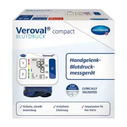 VEROVAL compacte polsbloeddrukmeter, 1 st